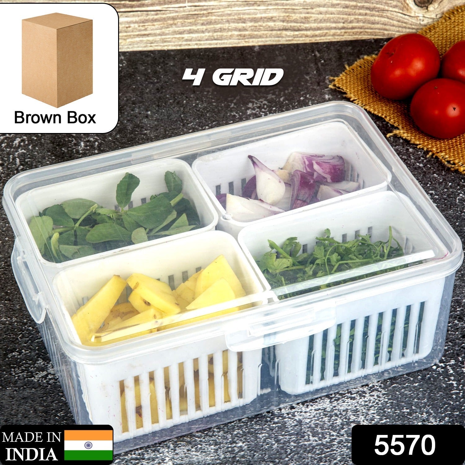 Fridge Storage Box – Freezer & Kitchen Organizer for Vegetables & Food (1 Pc) Fridge Storage Box – Freezer & Kitchen Organizer for Vegetables & Food (1 Pc)